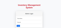 Inventory Management System in PHP Screenshot 1