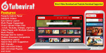 TubeViral PHP Video Portal Script with Admin Panel Screenshot 1