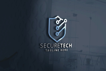 Secure Tech Logo Pro Template Screenshot 1