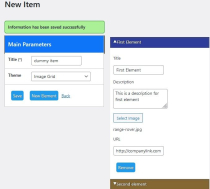 Custom Items Showcase For WordPress Screenshot 5