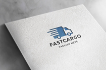 Fast Cargo Logo Template Screenshot 2