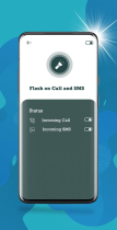Flash on Call and SMS - Android App Screenshot 2
