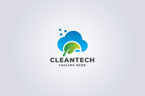 Clean Tech Logo Pro Template Screenshot 3