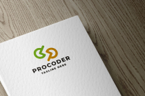 Professional Programing Coder Logo Template Screenshot 1