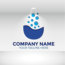 Premium water bubble logo design Screenshot 2