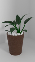 3D Indoor pot plants Model for Gaming Screenshot 9