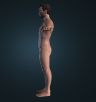 3D  Male Gaming Character Low Poly Model Screenshot 4