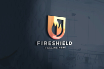 Fire Shield Pro Logo Template Screenshot 1