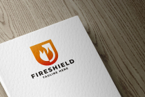 Fire Shield Pro Logo Template Screenshot 2