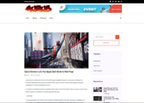 Aurus  Blog Wordpress Theme  Screenshot 1