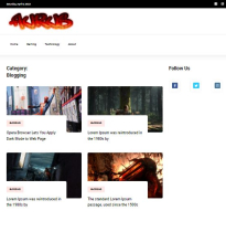 Aurus  Blog Wordpress Theme  Screenshot 3