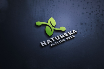 Natureka Letter N Pro Logo Template Screenshot 1