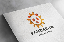 Panda Sun Pro Logo Template Screenshot 1