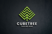 Cube Pine Tree Logo Screenshot 4