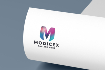 Modicex Letter M Pro Logo Template Screenshot 3