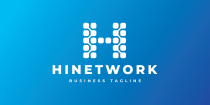 Hinetwork - Letter H Logo Template Screenshot 2