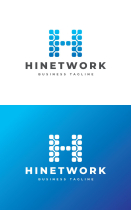 Hinetwork - Letter H Logo Template Screenshot 3