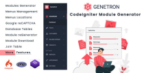 Genetron - Module Generator CodeIgniter Screenshot 1