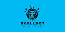 Bot Skull Logo Template Screenshot 2