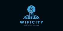 WIFI City Logo Template Screenshot 2