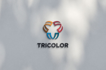 Abstract Tricolor Modern Colorful Logo Design Screenshot 4