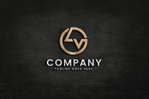LV letter mark logo design template Screenshot 1