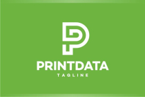 Print Data Letter P Logo Screenshot 2