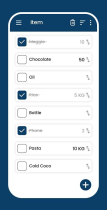 Grocery Shopping List - Android App Template Screenshot 3