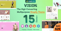 Vision - Multipurpose Shopify Theme OS 2.0 Screenshot 1
