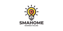 Smart Home Location Logo Template Screenshot 1