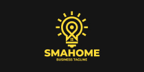 Smart Home Location Logo Template Screenshot 3