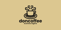 Donut & Coffee Logo Template Screenshot 2