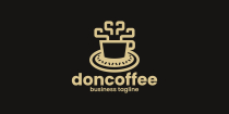 Donut & Coffee Logo Template Screenshot 3