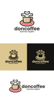 Donut & Coffee Logo Template Screenshot 4