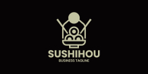 Sushi House Logo Template Screenshot 3