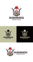 Sushi House Logo Template Screenshot 4