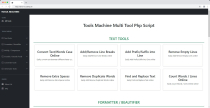 Tools Machine - Online Multi Tools Php Script Screenshot 3