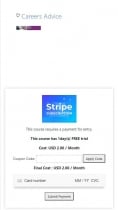 Stripe Subscription Enrollment Moodle Plugin Screenshot 2