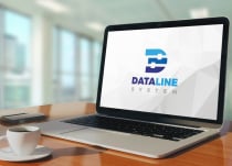 Creative Letter D Data Line Technology Logo Design Screenshot 2