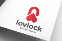 Secure Lock - Valentine Love Logo Design Screenshot 3