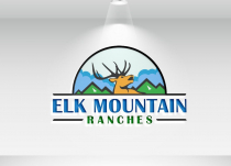 Elk Mountain Ranches Agriculture Logo Design Screenshot 2
