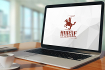 Antique Vintage Elegant Horse Cowboy Logo Screenshot 3