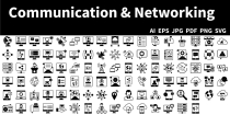 Communication and Networking Icons | SVG | EPS | A Screenshot 2