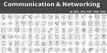 Communication and Networking Icons | SVG | EPS | A Screenshot 3
