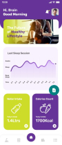 Health and Fitness App - Adobe XD Mobile UI Kit  Screenshot 23