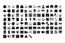 Data Storage and Server Vector Icon Pack Screenshot 2