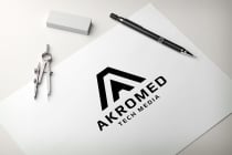 Akromed Letter A Logo Screenshot 1
