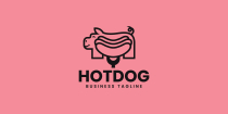 Pork Hotdog Logo Template Screenshot 2