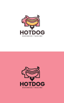 Pork Hotdog Logo Template Screenshot 3
