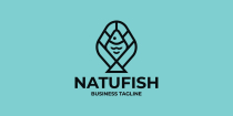 Nature Eco Fish Logo Template Screenshot 2